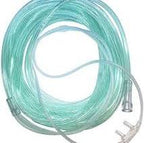 Clear nasal oxygen tubing for medical respiratory support