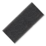 Rectangular black foam filter pad for medical equipment or home medical supplies