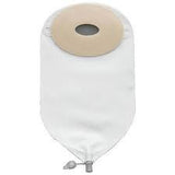 Ostomy bag with adhesive barrier for medical supply home delivery