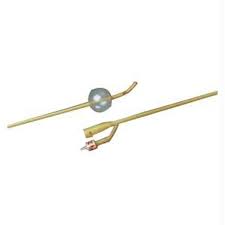 Bardex Lubricath Carson 2-way Specialty Foley Catheter 22 Fr 30 Cc, Coude Tip.