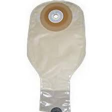 Adult Post Op Drainable Pouch With Barrier 1-1/2" - 1-3/4" Max Trim To Fit Opening, 1/2 Regular Convex Around Opening, Roll-up, Trim Shield