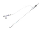 Sterile medical catheter with connector for home health care and chronic condition support