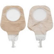 New Image 2-piece High Output Drainable Pouch, 1-3/4" Flange, Transparent