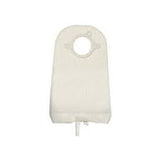 Sterile ostomy drainage bag with circular opening and tube for medical use