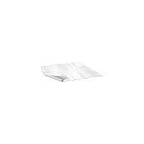 Disposable underpad for medical use, white absorbent sheet on plain background