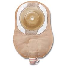 9" Urostomy Pouch, Transparent, Extended Wear, Convex, 1-1/2", Ps With Drain/cap, With Belt Tabs