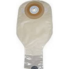 Nu-flex Adult Drain Pouch With Barrier 1/2" Pre-cut Opening Convex, 24 Oz.