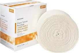 Reliamed Tubular Elastic Stretch Bandage, Size E, 3-1/2" X 11 Yds. (large Ankle, Medium Knee And Small Thigh)