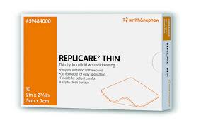 Replicare Thin Hydrocolloid Dressing, 6" X 8"