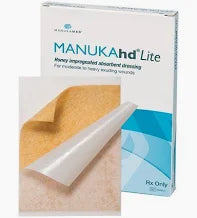 Manuka honey wound dressing with packaging, absorbent medical supply for wound care