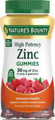 Nature's Bounty Zinc Gummies, 30mg, 70 Ct