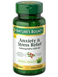 Nature's Bounty Anxiety And Stress Relief, 50 Ct