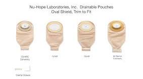 Nu-flex Ovals Drainable Pouch Trim-to-fit 1-3/4" - 3-1/4", Opaque Trim Shield