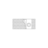 Nu-support Flat Panel Belt 2-3/8" Opening 6" Wide 32" - 35" Waist Medium