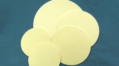 Torbot Foam Pad,1/16" Thick,1" Opng,white, Large