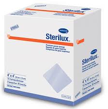 Sterilux Premium Gauze Sponge, Sterile 2's, 4" X 4", 12-ply