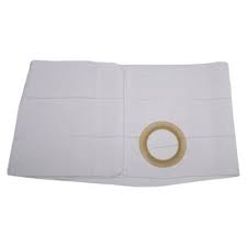 Special 9" Left, White, Regular Elastic, Nu-form Belt, Large, Custom: 2-3/8" Belt Ring Placed 2-1/2" From Bottom