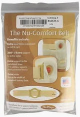 Nu-Comfort Belt medical support belt packaging for ostomy or stoma care