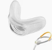 Nasal CPAP mask cushion with adjustable head strap for sleep apnea therapy