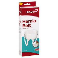 Leader Hernia Belt, Unisex, White, Medium