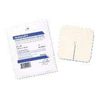 Hydrocolloid adhesive wound dressing with packaging, sterile medical supplies.