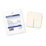 Hydrocolloid adhesive wound dressing with packaging, sterile medical supplies.