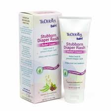 Triderma Baby, Stubborn Diaper Rash Relief Cream, 4 Oz