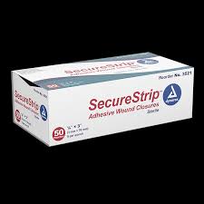 Securestrip Adhesive Wound Closure Strips, 1/2" X 4", Sterile. 6 Strips Per Each.