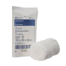 Dermacea Sterile Gauze Fluff Rolls, 4-1/2" X 4-1/10 Yds