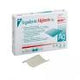 box of medical absorbent wound dressing pads with one pad displayed in front