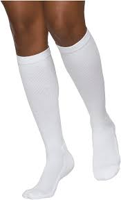 362c Motion Cushioned Cotton Calf, 20-30mmhg, Men's, X-large, Long, White