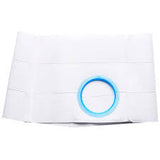 Special 9" Right, White, Regular Elastic, Nu-form Belt, Large, Contoured, Custom: 2-1/2" Belt Ring Placed 2" From Top