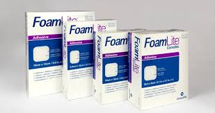 Foamlite Foam Adhesive Dressing, Rectangle, 2" X 4.8"