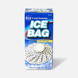 Blue and white box of ice bag for cold therapy, 9 inch diameter medical supply.