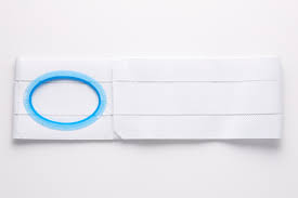 5" White, Regular Elastic, Flat Panel Belt, 2x-large, 2-7/8" X 3-3/8" Center Opening