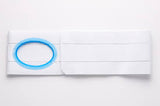 5" White, Regular Elastic, Flat Panel Belt, 2x-large, 2-7/8" X 3-3/8" Center Opening