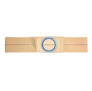 Adjustable beige abdominal support belt for medical and post-surgery recovery