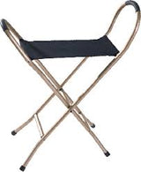 Quad Seat Cane, 6" X 14-1/2" Seat, 34" H Walking