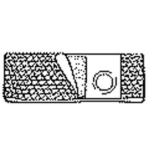 Original Flat Panel Beige Support Belt 3-1/4" Opening Placed 1" From Bottom 6" Wide 36" - 40" Waist Large