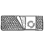 Original Flat Panel Beige Support Belt 3-1/4" Opening Placed 1" From Bottom 6" Wide 36" - 40" Waist Large