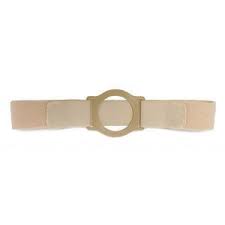 Nu-comfort 2" Wide Beige Support Belt 3" I.d. Ring Plate 36"-40" Waist Large, Latex-free