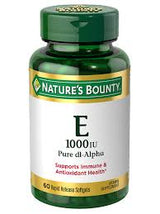 Nature's Bounty Vitamin E 1000u Rapid Release Softgels, 60 Ct