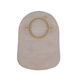 Safe N Simple 8" Closed 2-piece Pouch, Beige, With Filter, 57mm, 2-1/4" Flange With Belt Tabs