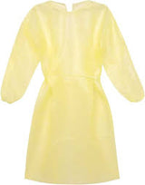Non-surgical Lightweight Isolation Gown  Yellow  Universal