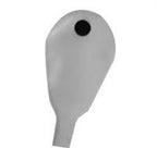 Ostomy bag medical supply with filter on white background for home health care