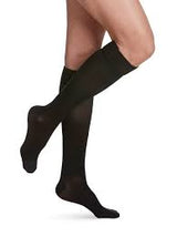 862c Essential Opaque Calf With Grip-top, 20-30mmhg, Women's, Small, Short, Black