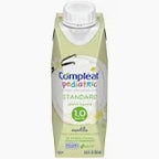 Compleat pediatric standard vanilla liquid nutrition medical supply carton