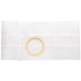 Special 9" Right, White, Cool Comfort, Flat Panel Belt, Extra Large, Custom: 2-1/4" Opening Placed 1-3/4" From Top