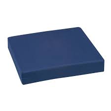 Blue gel seat cushion for medical or wheelchair support