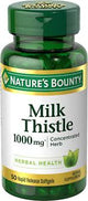Nature's Bounty Milk Thistle, Rapid Release, 1000mg, 50 Ct